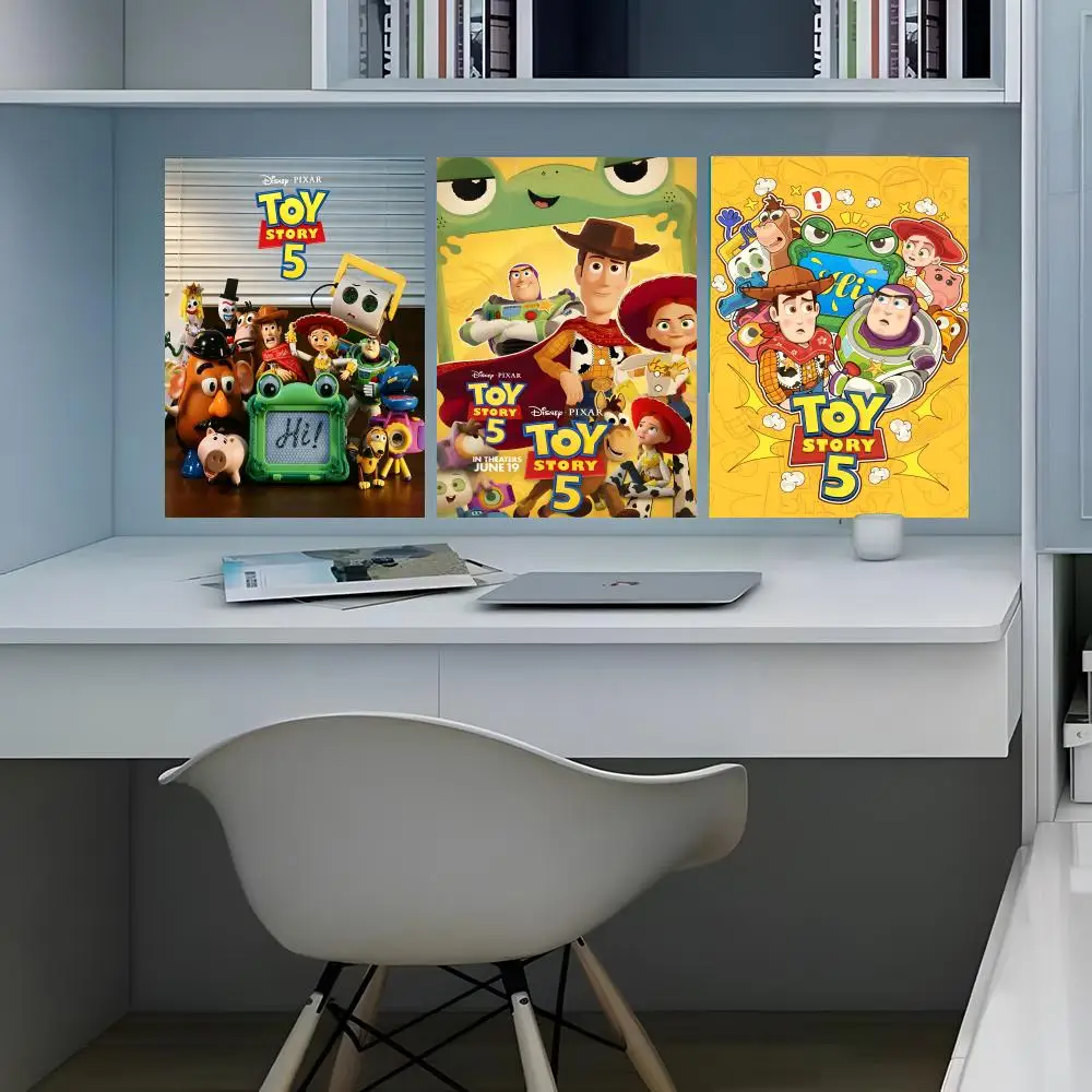 Cartoon Movie S-ToyES S-Story 5 Poster Poster Artistic Stylish Wall Art For Home Office Bathroom‌ Decor Living
