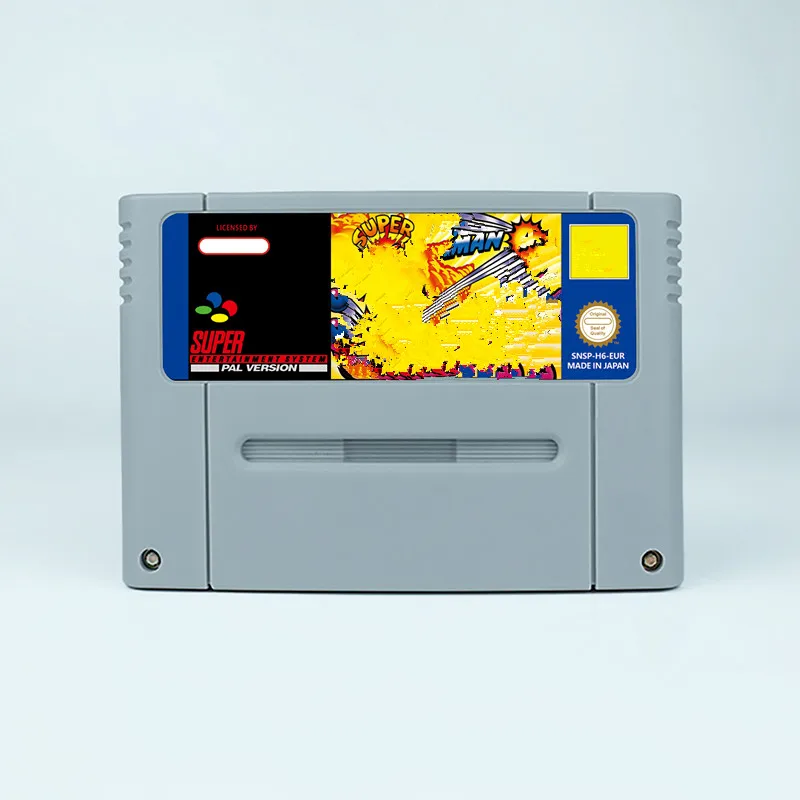 سوبر لعبة Bombermaned 1 2 3 4 5EUR USA16 بت عمل بطاقة الألعاب لخرطوشة لعبة snes وحدة تحكم ألعاب الفيديو