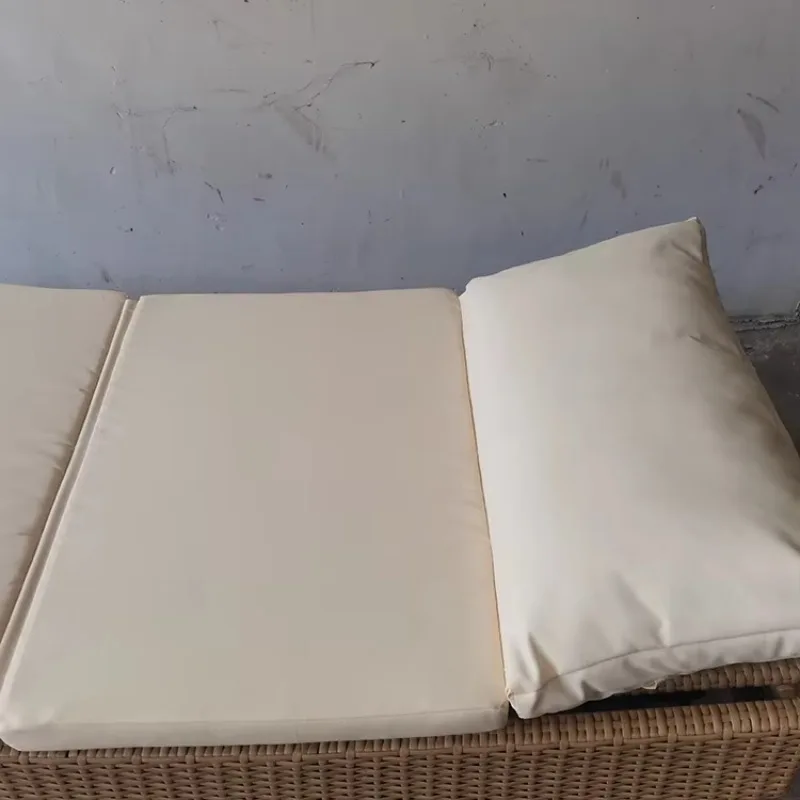 Desain Baru Furnitur Santai Luar Ruangan Kolam Renang Tempat Tidur Berjemur Kursi Berjemur Rotan Daybed Kursi Santai Furnitur Luar Ruangan 	