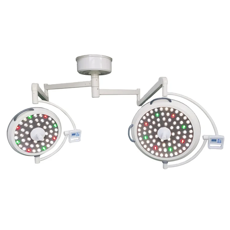 Large Medical Aesthetic Suspension Mobile LED Halogen Single Head Double Head Direct Selling Surgical Shadowless Light