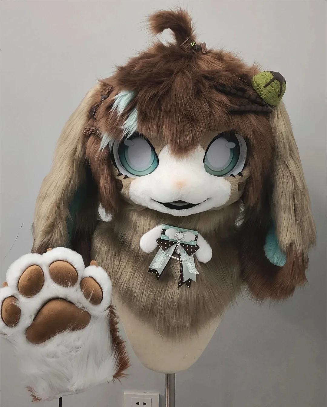 Furry Kemono Short Nose Mask Canidae Half-head Shell PETG Material 3D Printing DIY Semi Finished Product Comic Con Cosplay Party 6