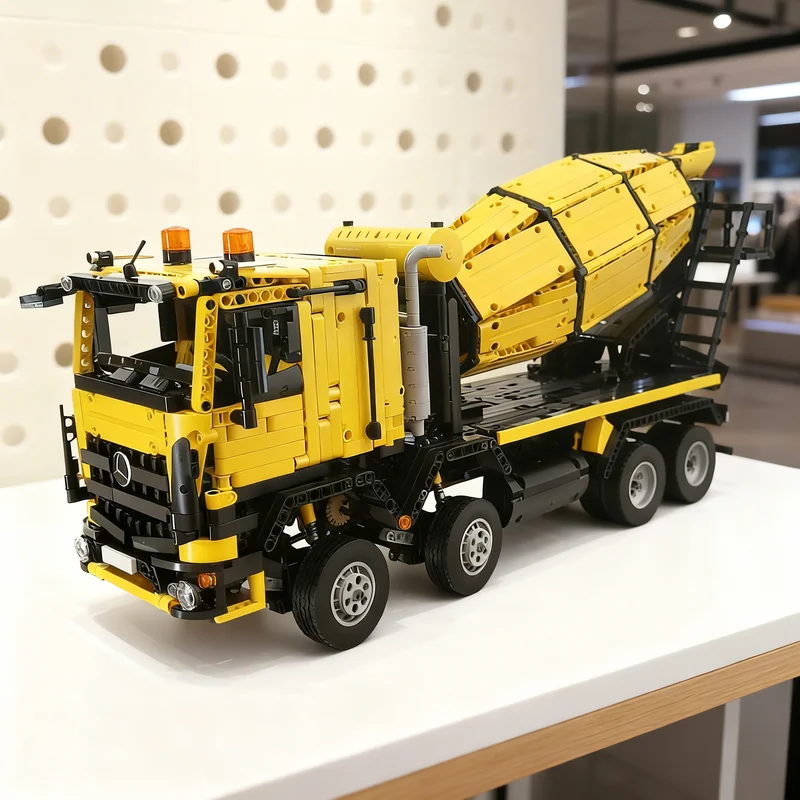 

3075pcs MOC Concrete Mixer Truck Betonfahrmischer Technical Model Building Blocks Creative Display Gift Collectible Decor Kids