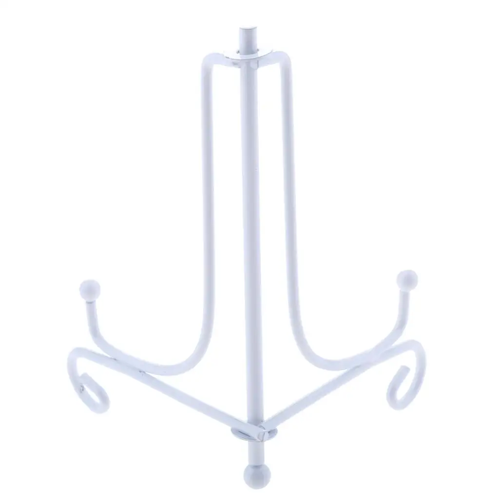 Iron Display Stand Sturdy Easel Plate Holder Rack for Cookie Biscuit Cookbook Art Photo Display