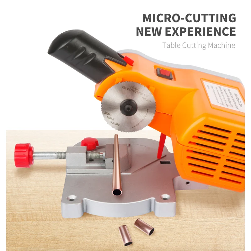 Mini Cutting Machine 45 Degree Cutting Saw Bench Cut-off Saw Table Saw Diy Tool For Cutting Wood Plastic Copper