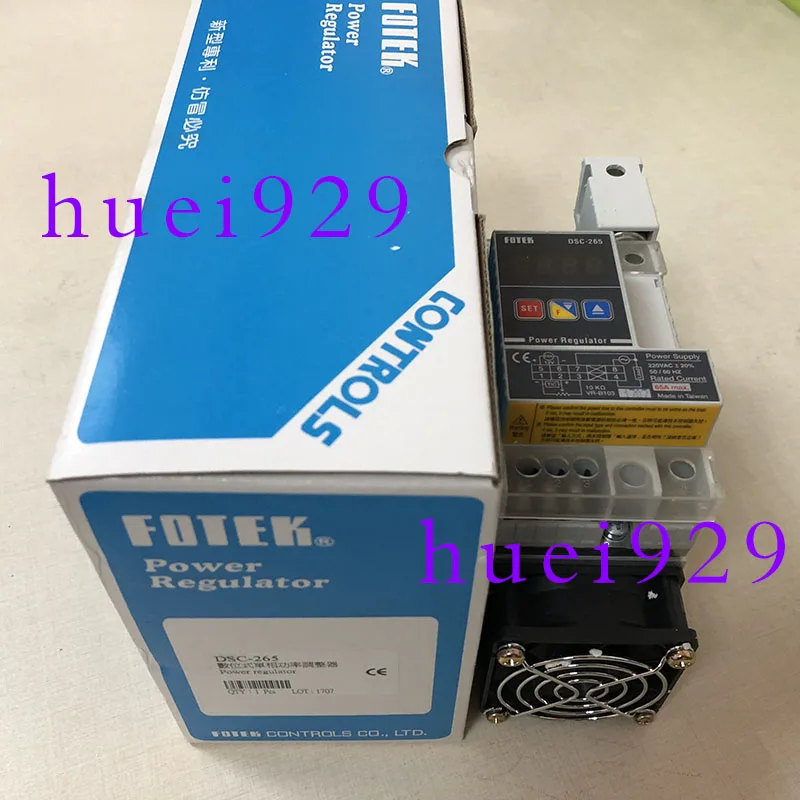 Original And Genuine Taiwan Yangming FOTEK Single-phase Single-wire Power Regulator DSC-265 Fake One Penalty Ten
