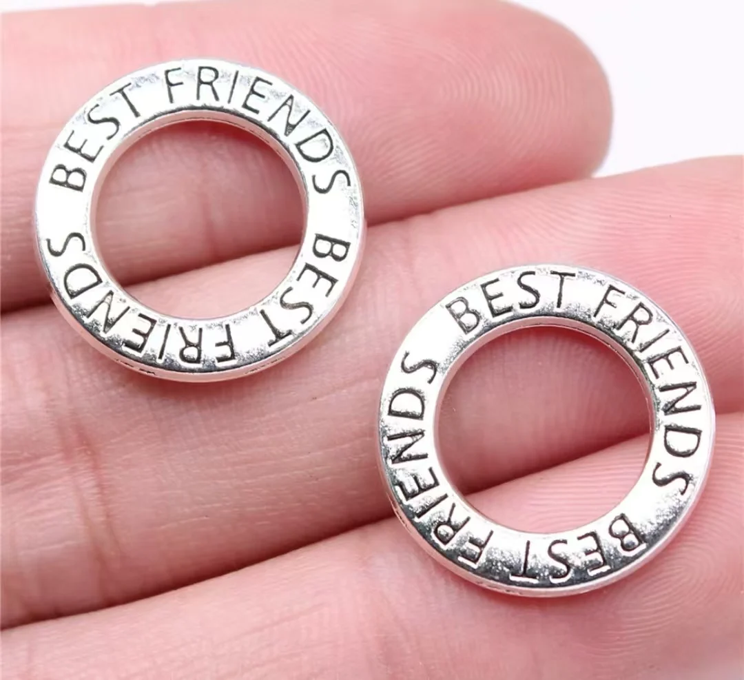 

20pcs 19x19mm Zinc alloy metal tibetan silver plated charm T0296 for jewelry making