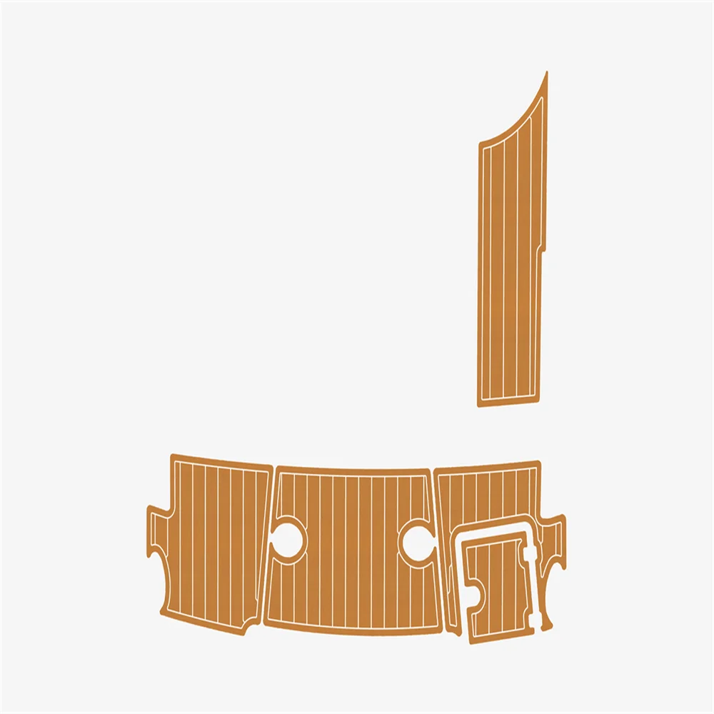 

2020 Chaparral 257 SURF Платформа для плавания 1/4 дюйма, 6 мм, коврик из тикового дерева из искусственной фамы EVA