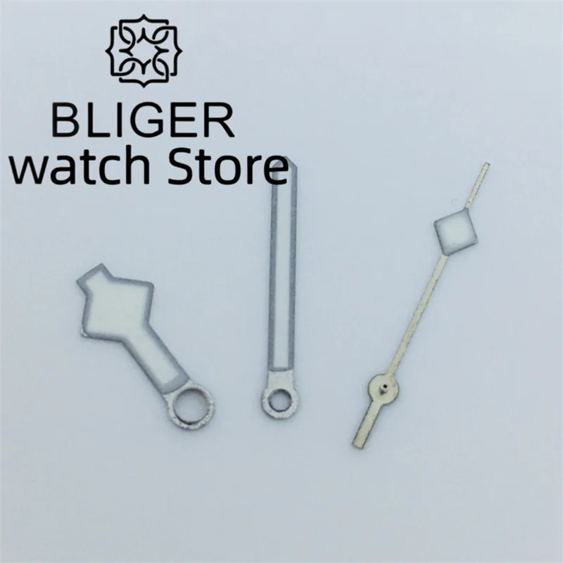 Bliger Uhrzeiger weiß grüne Zeiger c3 leuchtende Passform nh34 nh35 nh36 nh37 nh38 nh39 Uhrwerk