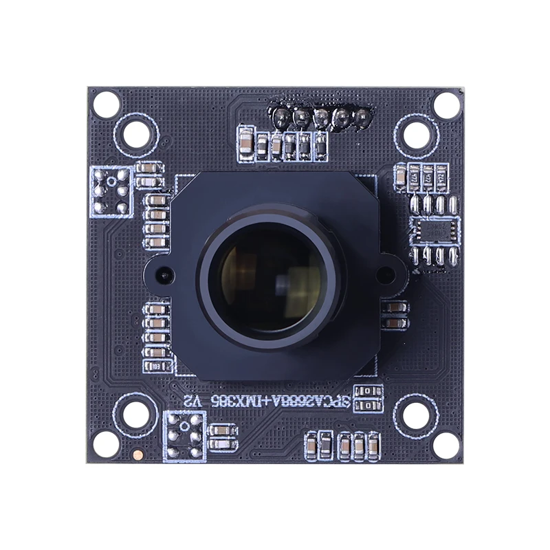14209 2MP IMX385 25mm 15Degree Distortionless 1920x1080 60fps 1080P UVC USB Camera Module 38x38mm Board Zhongwei Aoke CMOS 1/2