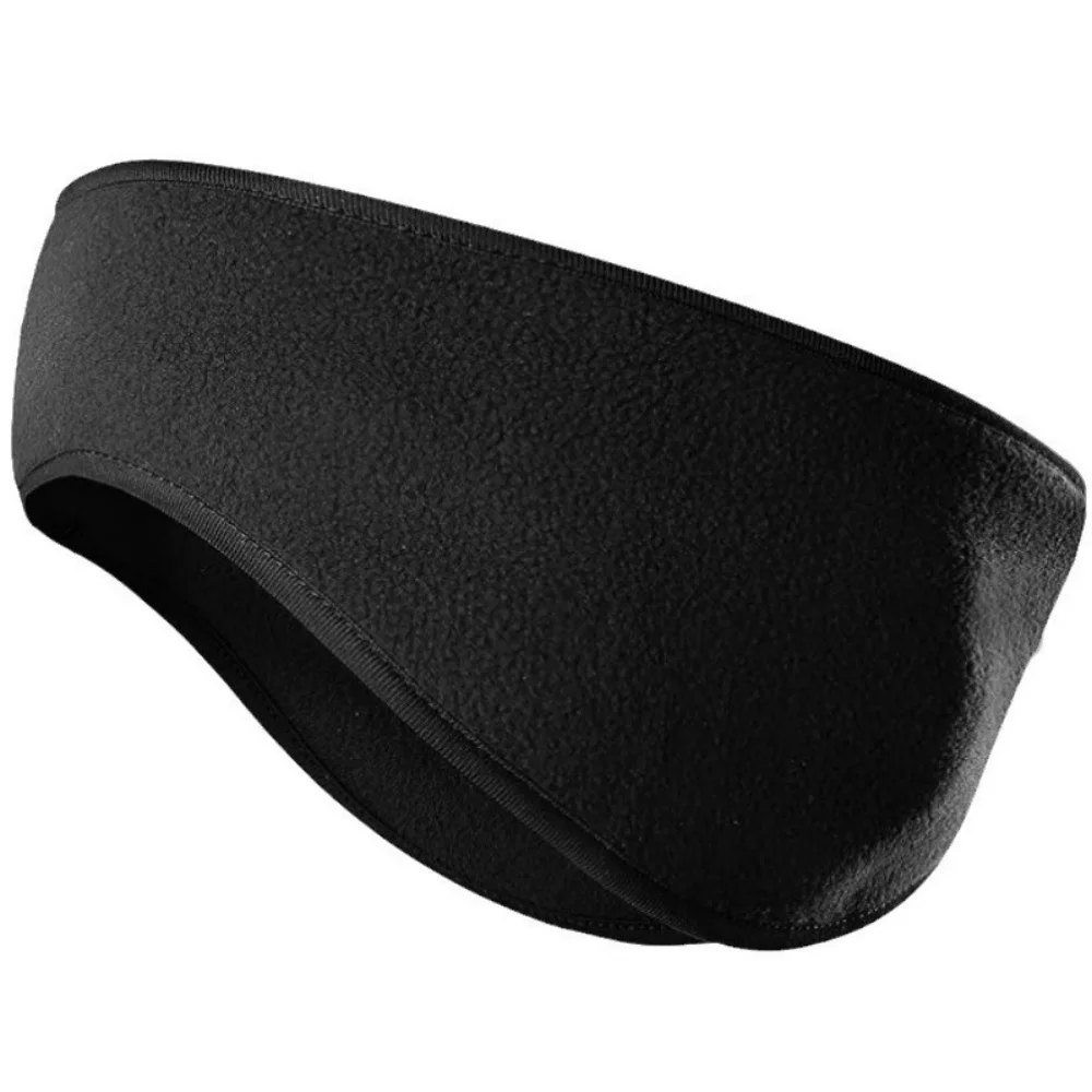 

1 шт. флисовые наушники-грелки для мужчин и женщин, мягкие и удобные зимние наушники-повязки, теплые накладки на уши (черные)