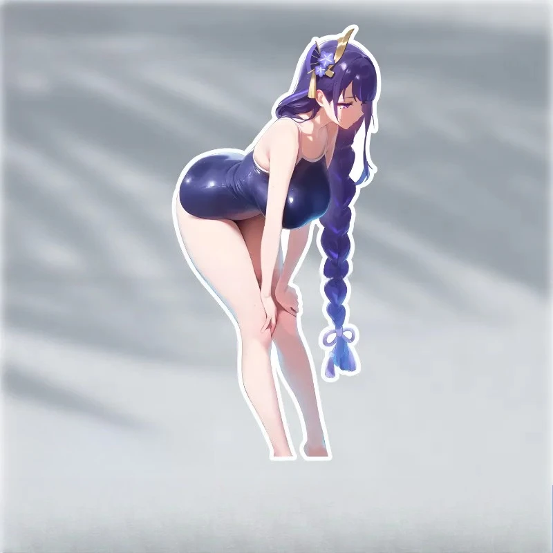 Sexy Cartoon Anime Girl Car Decal Sticker Scratch Cover Waterproof for Phone Laptop