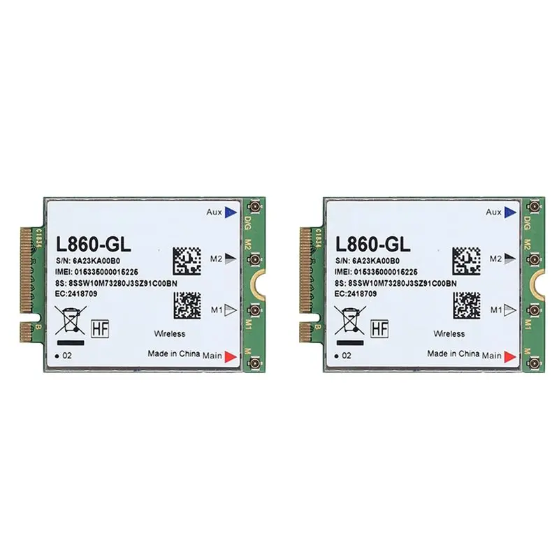 2X L860-GL WWAN Card For Fibocom 4G Module Universal Version M.2 Wifi Card Not For Lenovo