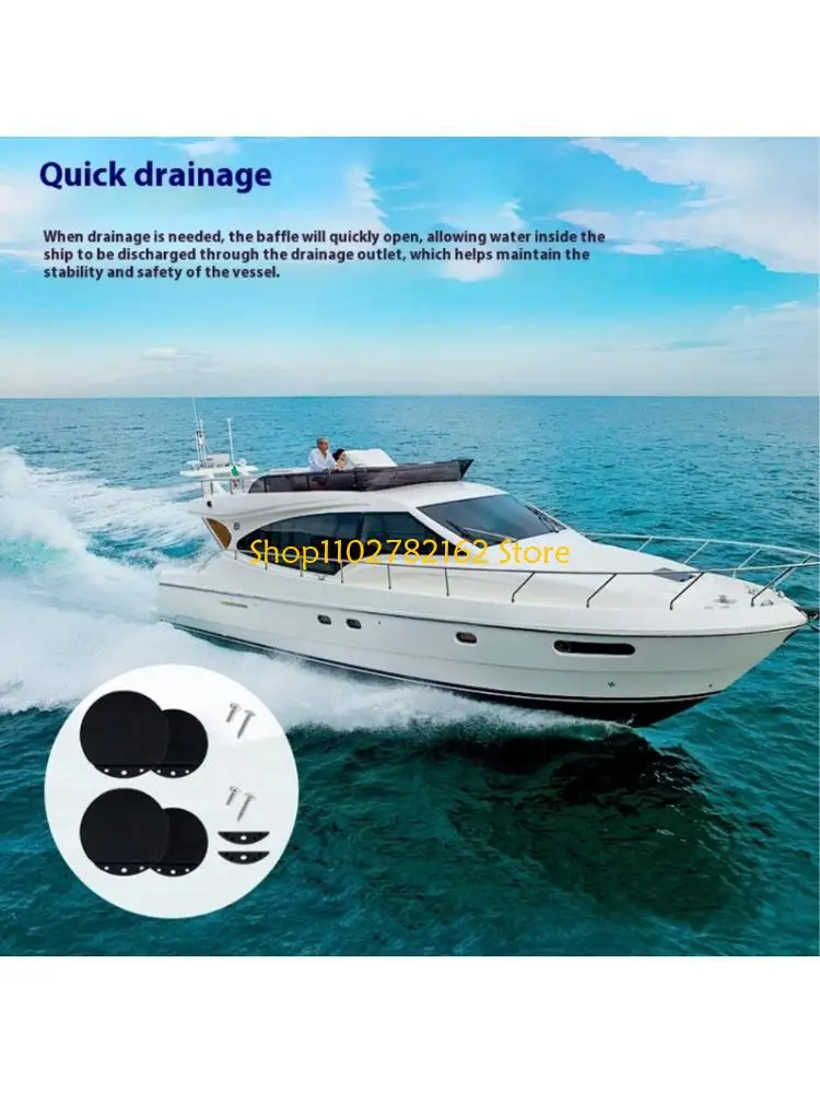 

547B Marine Drain Valves Repair Fast Water Drainage Marine Rubber Boat Accessory