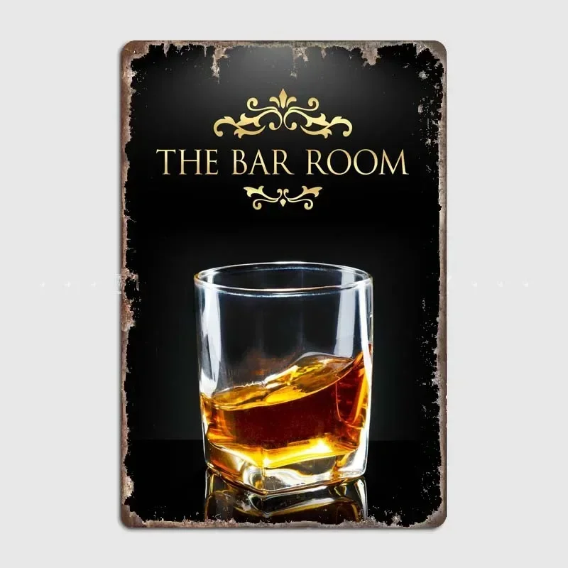 The Bar Room  Elf Bar Tin Metal Wall Plaque - Vintage Artistic Sign - Modern Aesthetic Art Poster