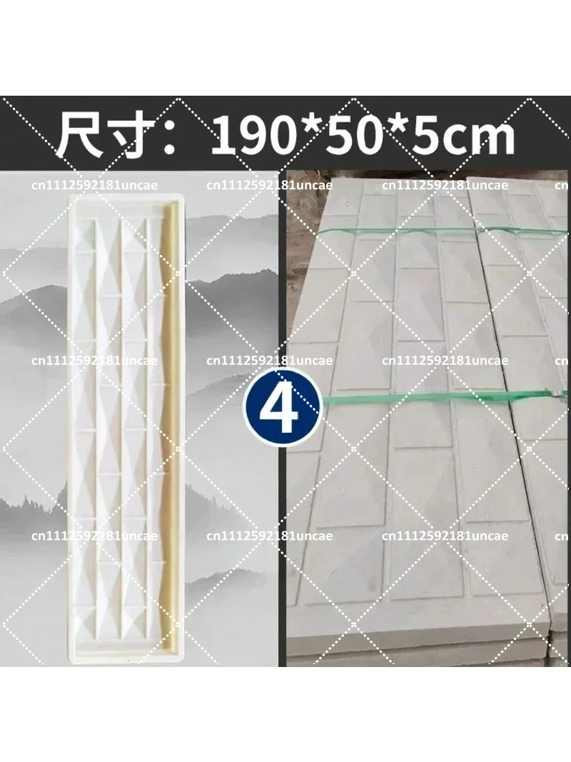 Cast-in-place flower board balcony villa railing mold