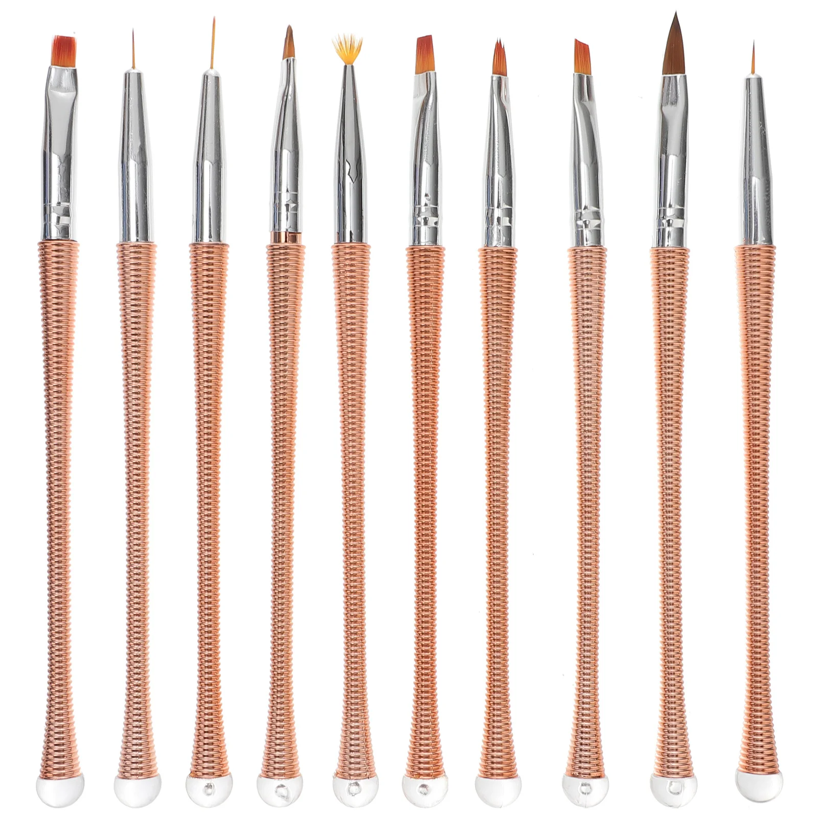 

10 Pcs Smudge Pen Set Nail Brush Painting Tool Lightweight Durable Manicure Supplies For Professional Home Use