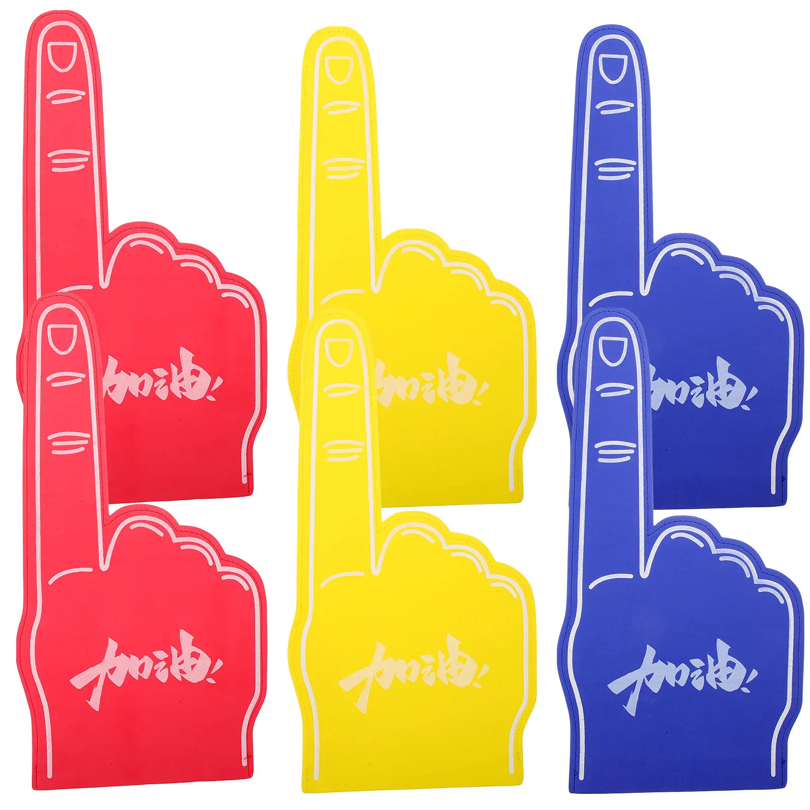 

Набор из 6 поролоновых палочек-хлопушек для спортивных мероприятий, футбола, баскетбола, вечеринок, аксессуары для черлидинга, генератор шума, забавные сувениры