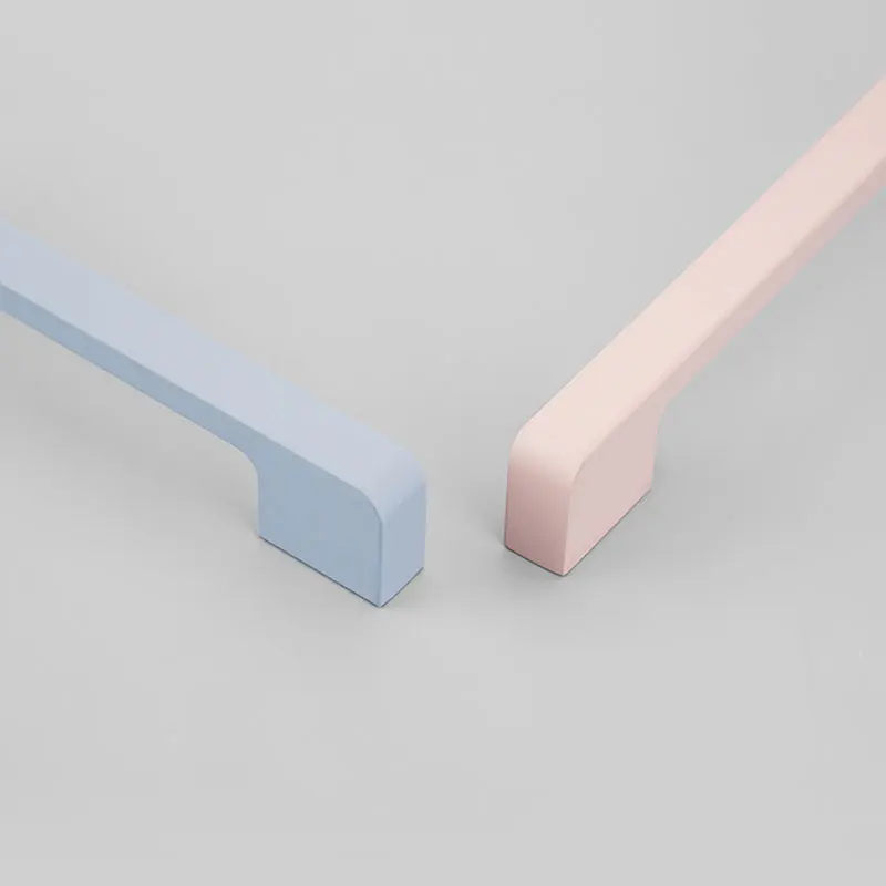 Colorful Long Cabinet Handles Modern Wardrobe Pulls for Children Simple Cupboard Handles Aluminum Alloy Furniture Hardware 320mm