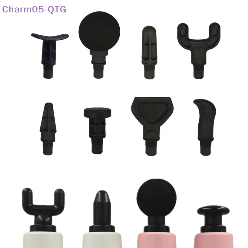 

Hot！8PCS Replacement Heads For Massage Muscle Stimulator Body Relaxation Shaping Exercising Fascia Massager Heads