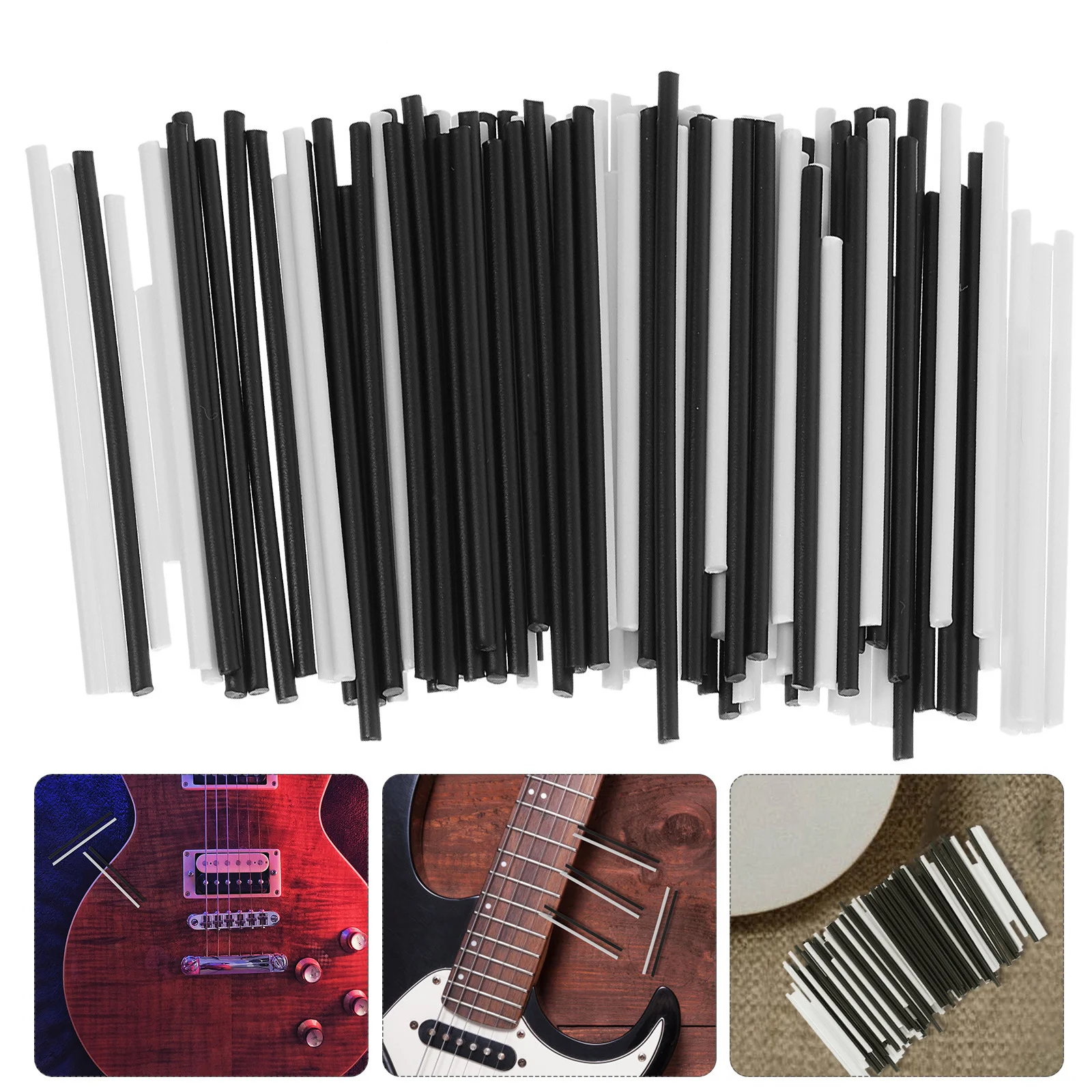 

100Pcs Guitar Fretboard Side Markers 2Mm Precision Inlay Dots for Edge Positioning Smooth Finish Ideal Replacement Accessories