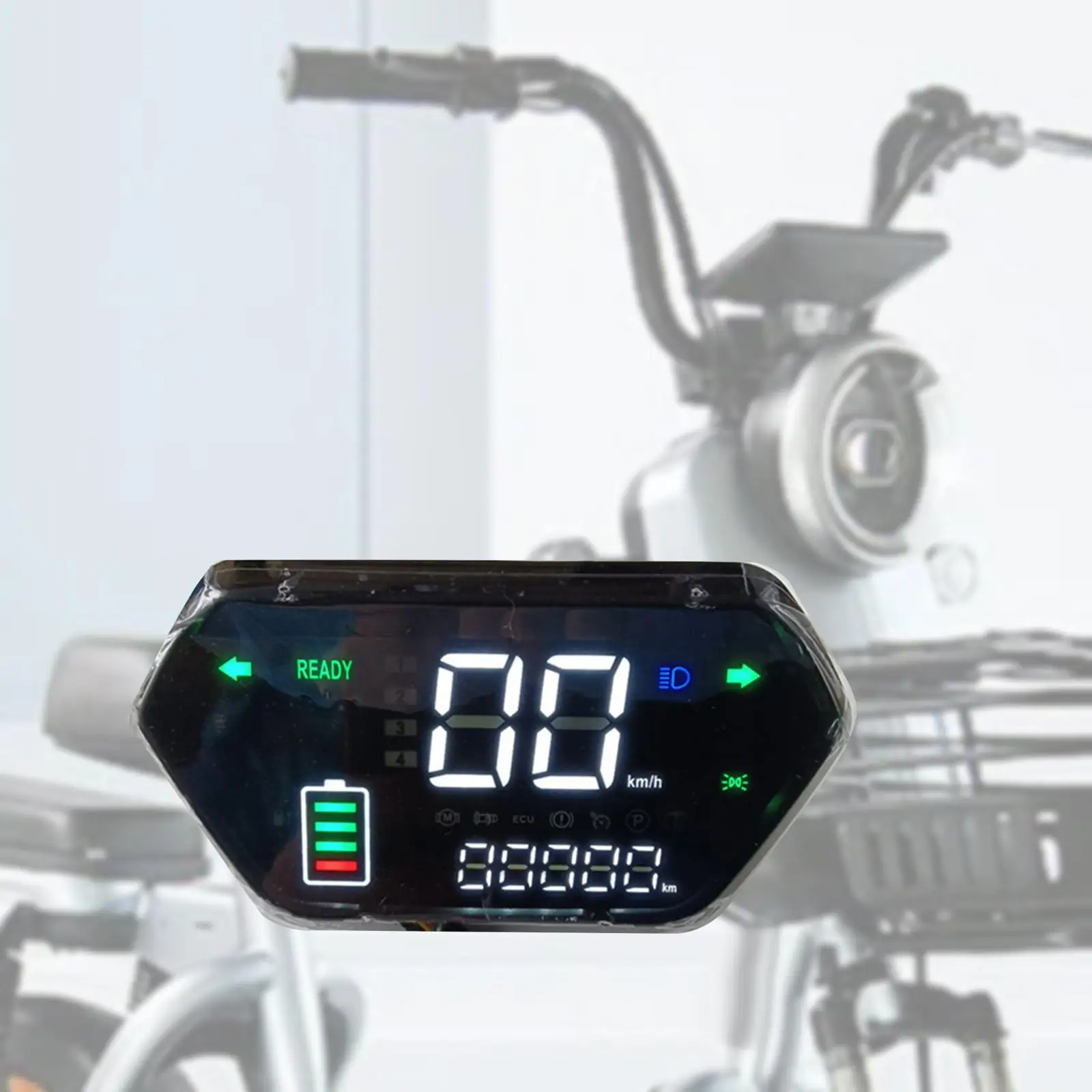 Electric Bike Speedometer Convenient Installation LED Display Parts Refit