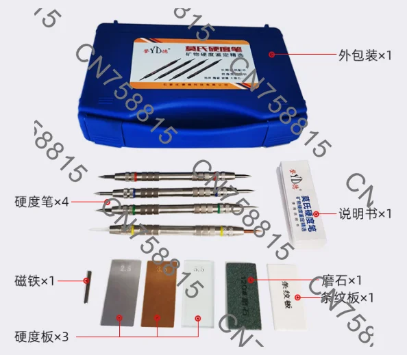 Measurement test pen Hardness, pen Floor ceramic floor tile grade 2-9 Mohs hardness tester, English international version