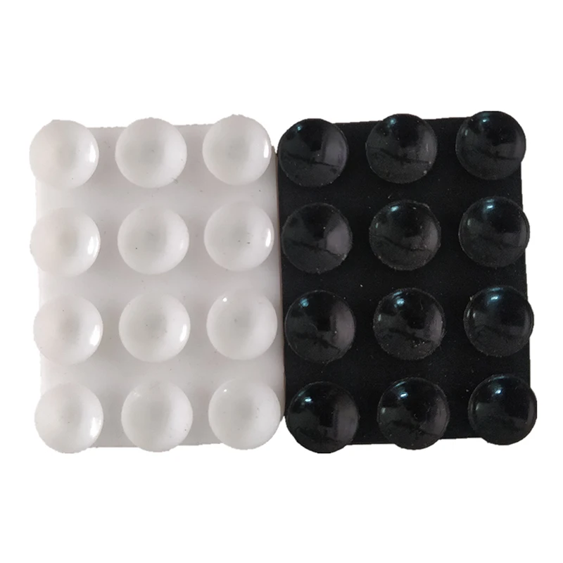 

Double Side Silicone Suction Pad For Mobile Phone Fixture Suction Cup Backed Adhesive Silicone Rubber Sucker Pad For Fixed Pad