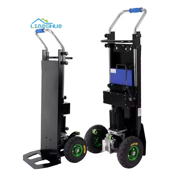 

Electric Foldable Steel Platform Hand Cart Trolley 180KG-400KG Capacity Crawler Type Stair Climbing Machine Four-Wheel OEM