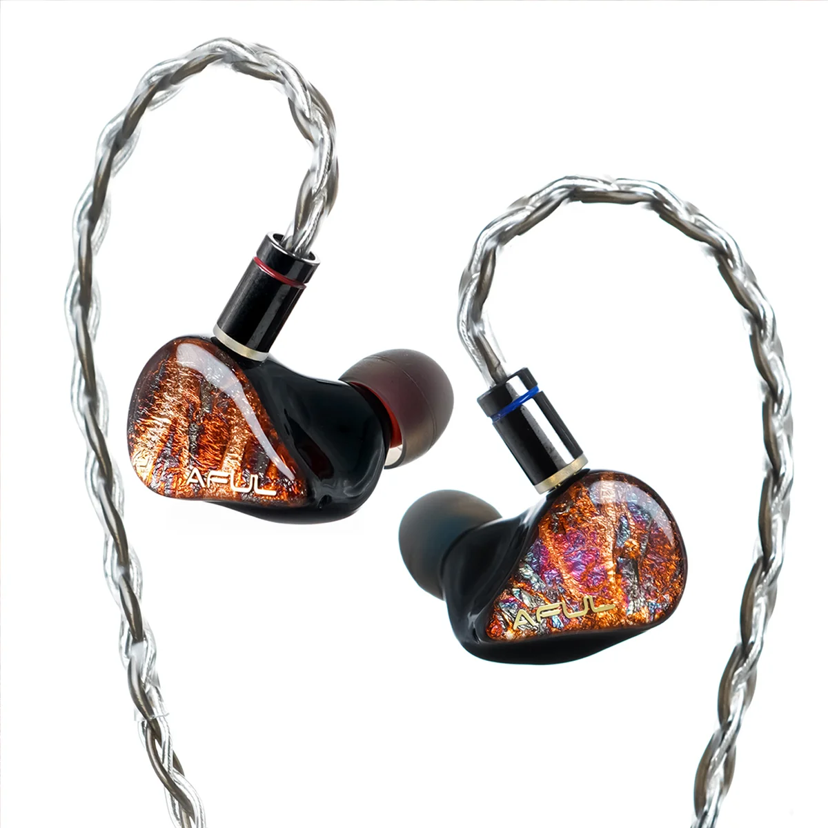 AFUL Performer 5 1DD + 4BA In Ear Monitors 3D Printed Shell 5 Driver Hybrid Detachable 0.78mm 2Pin Earphone 3.5/4.4mm Plug IEM