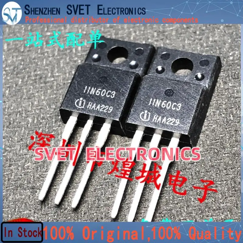 10PCS-50PCS  SPA11N60C3 11N60C3  TO-220F 650V 11A  Original In Stock Fast shipping