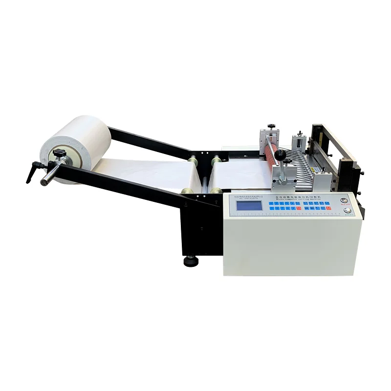 

Automatic Kraft Paper Roll to Sheet Cutting Paper Cutter Machine Die Cutting Machine 300mm