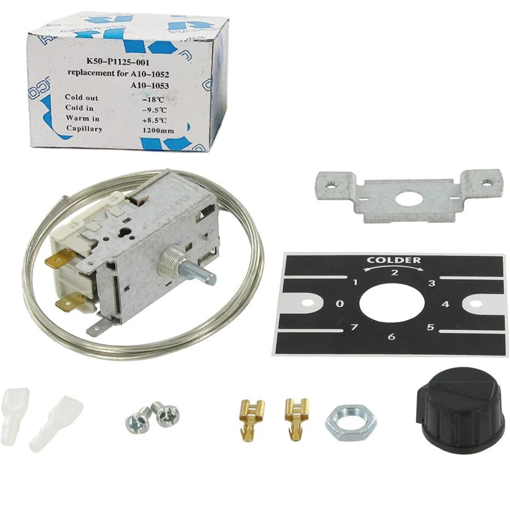 K50-P1125 Refrigerator Mechanical Temperature Controller Thermostat With Mechanical Terminal Temperature Regulate