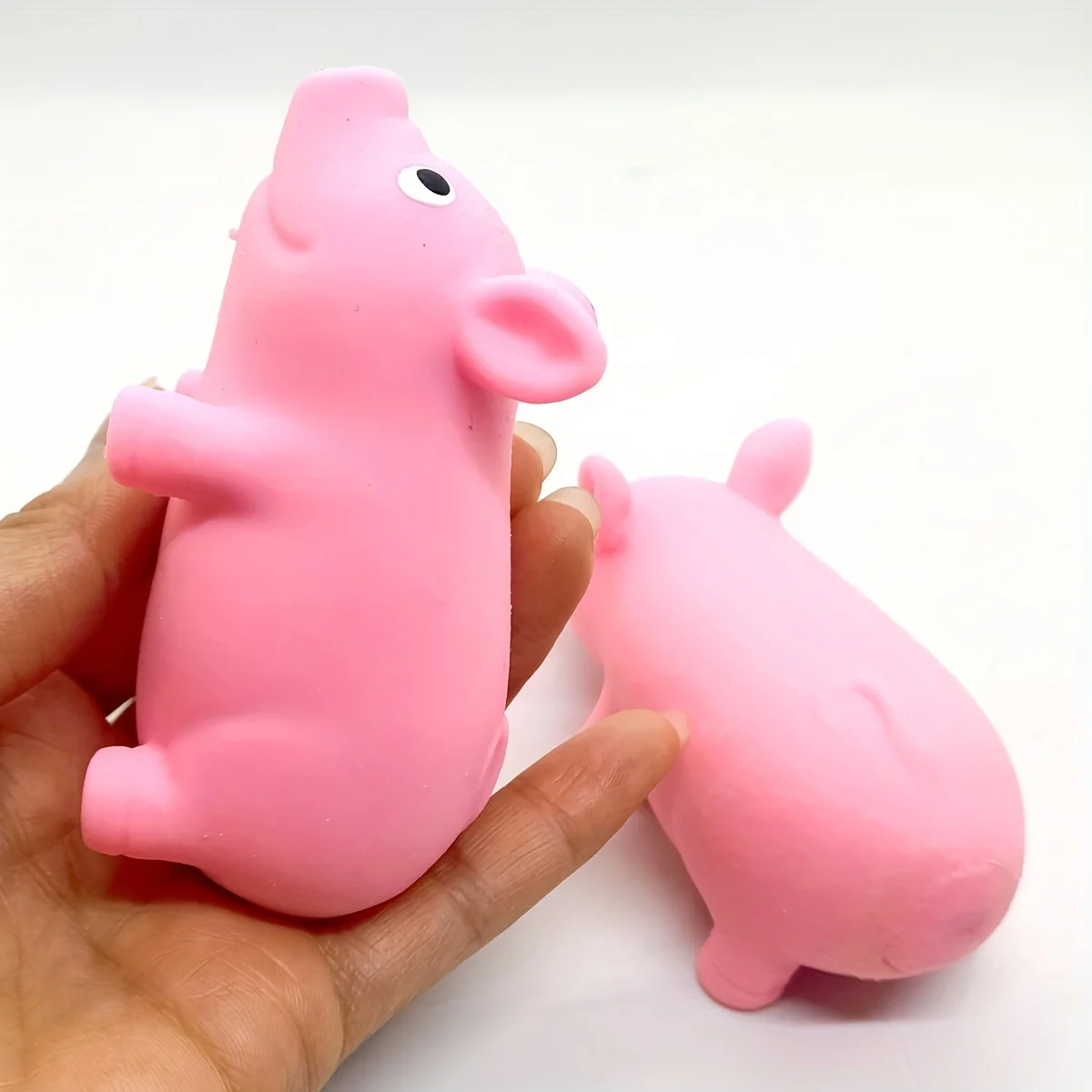 Cartoon Cute Release Stress Relief Pig Doll Pinch Pig Toy Kawaii Slow Rebound Pull-a-Pig Inflatable Toy