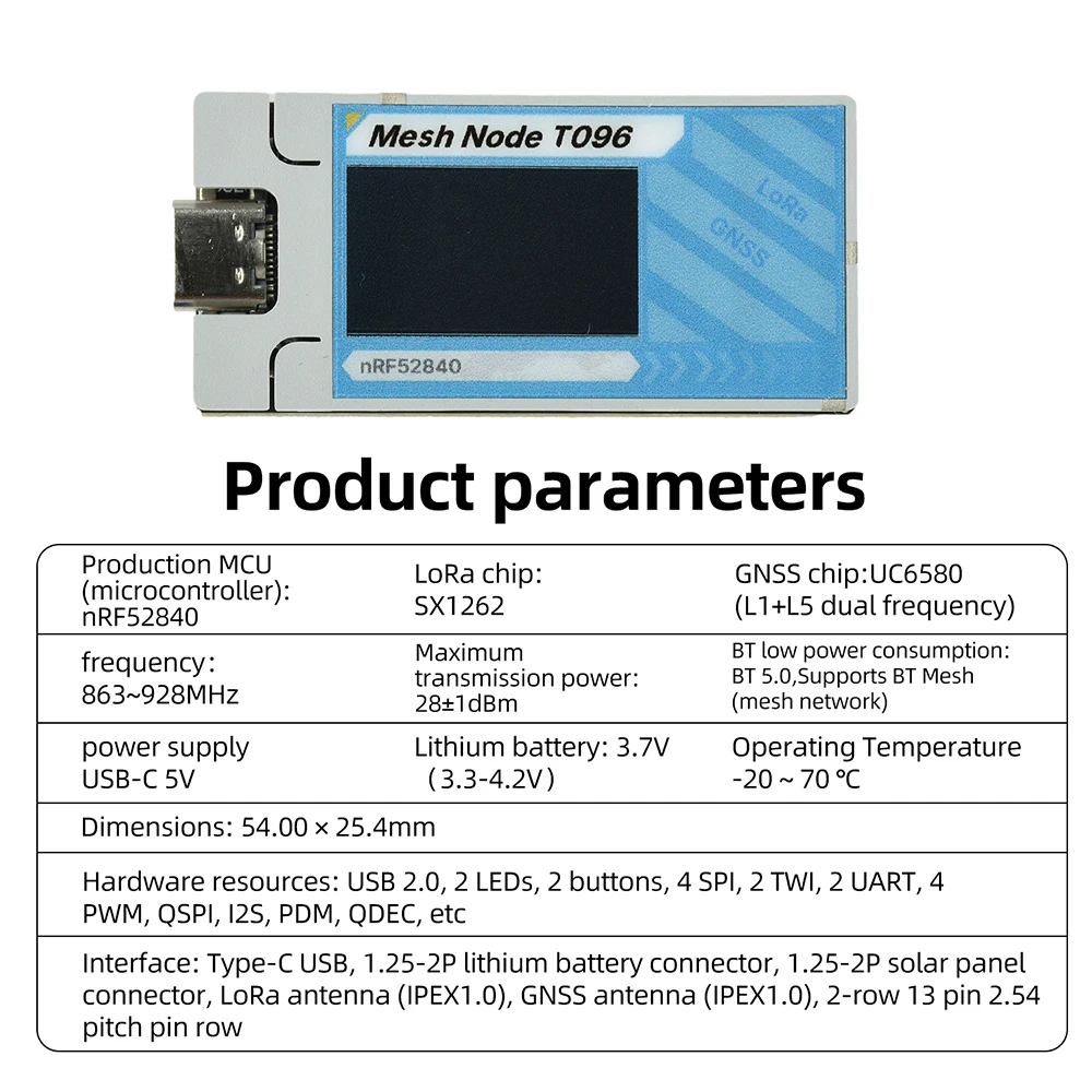 Heltec ESP32-S3FN8 T096 RF52840  LoRa Meshtastic Asset Tracker SX1262 Wi-Fi Bluetooth -compatible GNSS GPS Tracker
