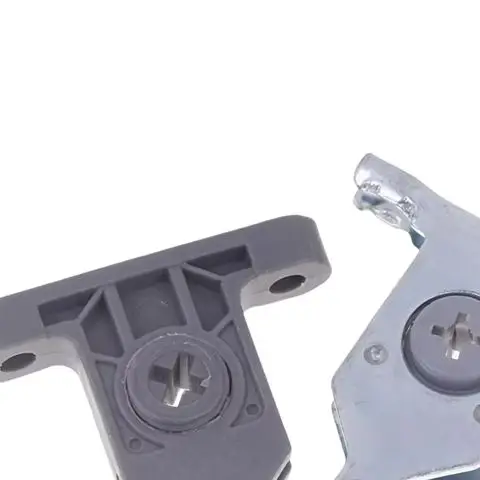 2Pcs Nylon/Metal Drawer Clip Front Panel Fixing Bracket Connector Replacement Kitchen Furniture Cabinet