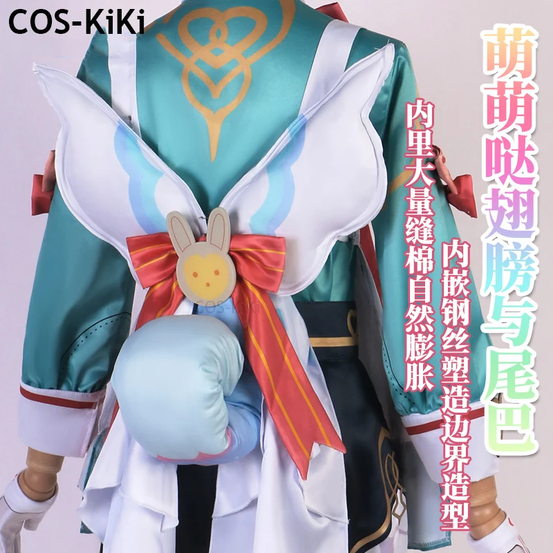 COS-KiKi Genshin Impact Sigewinne Game Suit Sweet Lovely Lolita Uniform Cosplay Costume Halloween Party Role Play Outfit Women