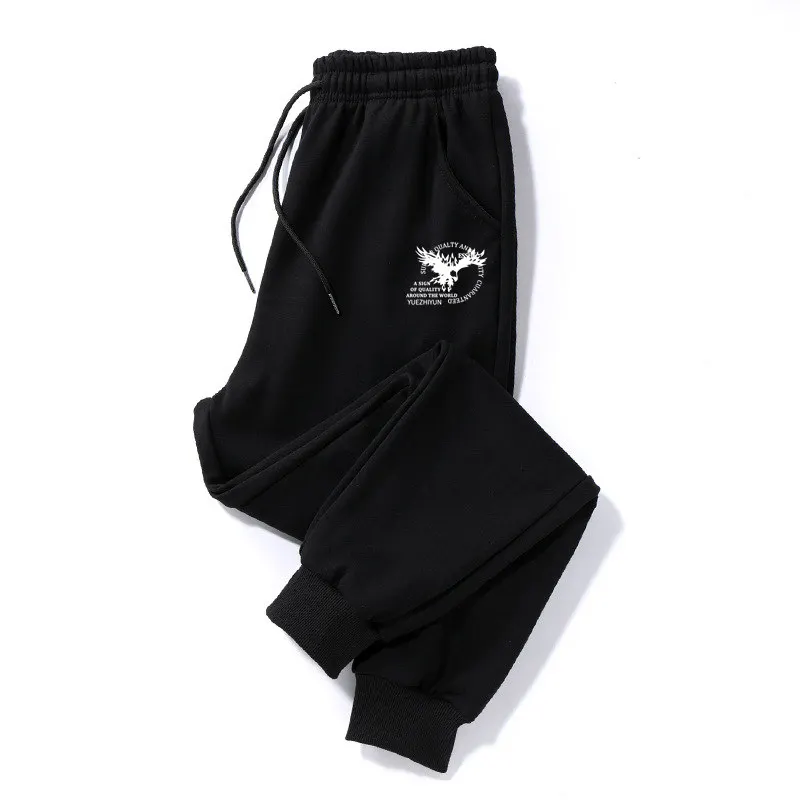 Trendy heren casual sportbroek dunne lichtgewicht losse harlan manchetten negen punten joggingbroek zomer faion streetwear