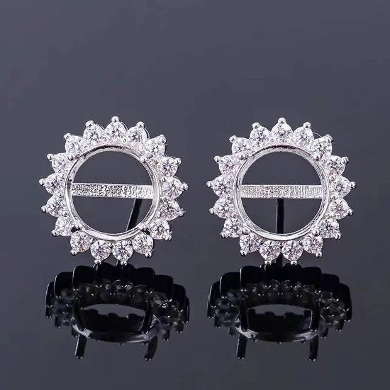 

Комплект для изготовления серег-гвоздиков с полудрагоценными камнями, гипоаллергенный, позолоченный, из серебра 925 пробы, для самостоятельного изготовления ювелирных изделий, оптовый поставщик