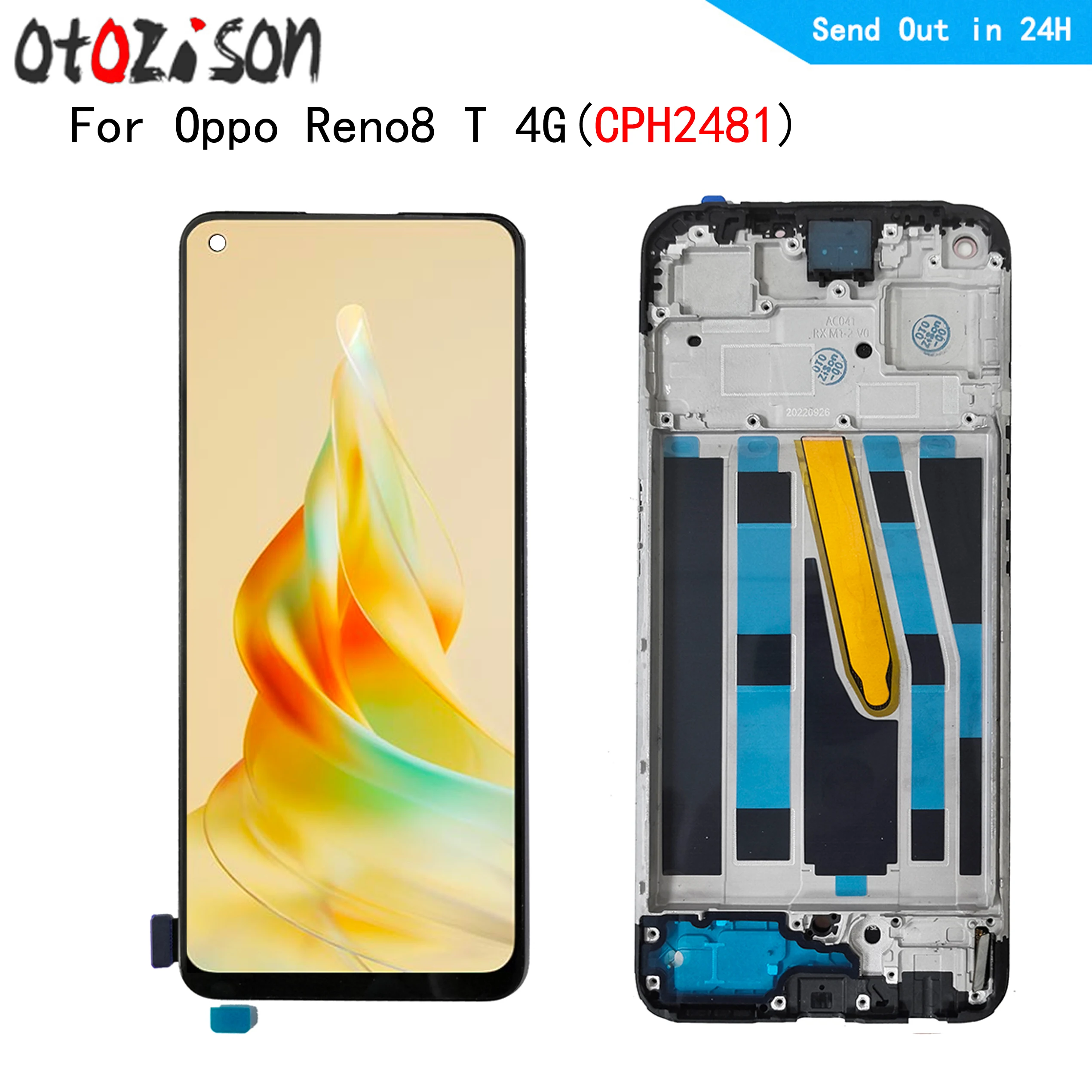 استبدال شاشة الهاتف المحمول AC041 Frame: دليل شامل لاختيار وتركيب الشاشة المثالية لـ Oppo Reno 8T 4G