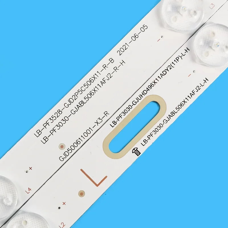 Striscia di retroilluminazione a LED per AOC 50 "TV LD50V02S LB-PF3528-GJD2P5C506X11 R L H B TPT500J1-HVN07 50 pff5655/T3 T5002S