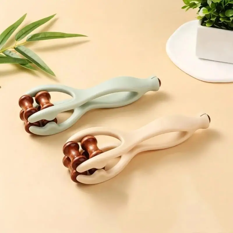 【H】Wooden Finger Massage Roller Multifunctional Thumb Joint Press Massager Stretching Exercise Tools Perfect Gifts