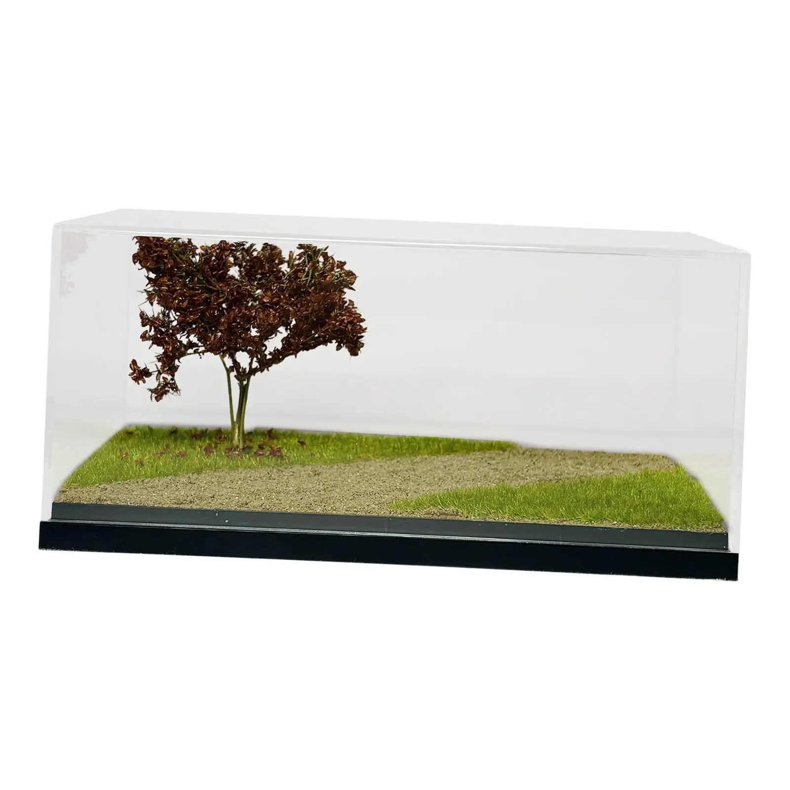 

Diorama 1/64 Car Display Case Gift Figurines Simulated Sandy Landscape Model