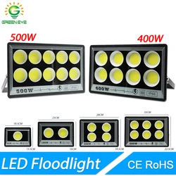 Led Flood Light 500W 200W 100W 50W AC 220V proiettore da parete per esterni faretto IP66 impermeabile LED lampione illuminazione paesaggistica