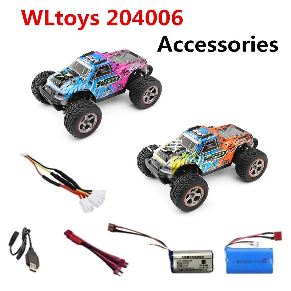 WLtoys 204006 Battery 7.4v 1500mAh 3000mAh /T-plug /3in1 Cable Suitable For: 204006  RC Cars Spare