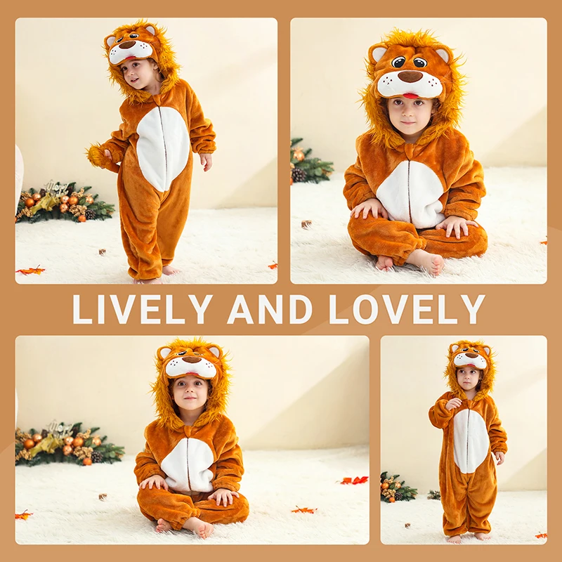 MICHLEY Monkey Lion Capybara B - Spiderman Jumpsuit Kids 评论和价格