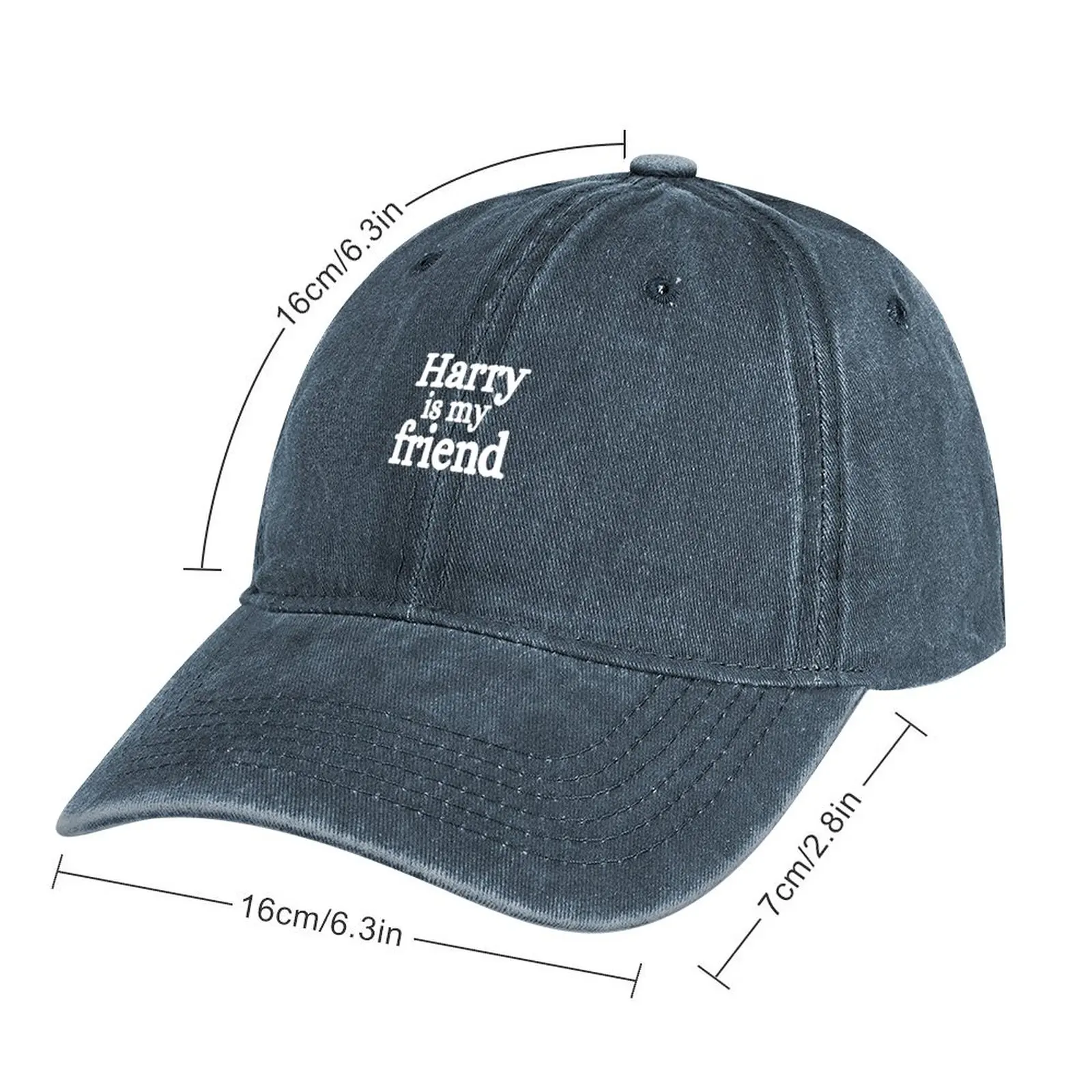 Harry is my friend Cowboy Hat Vintage Ball Cap Cap Woman Men\'s