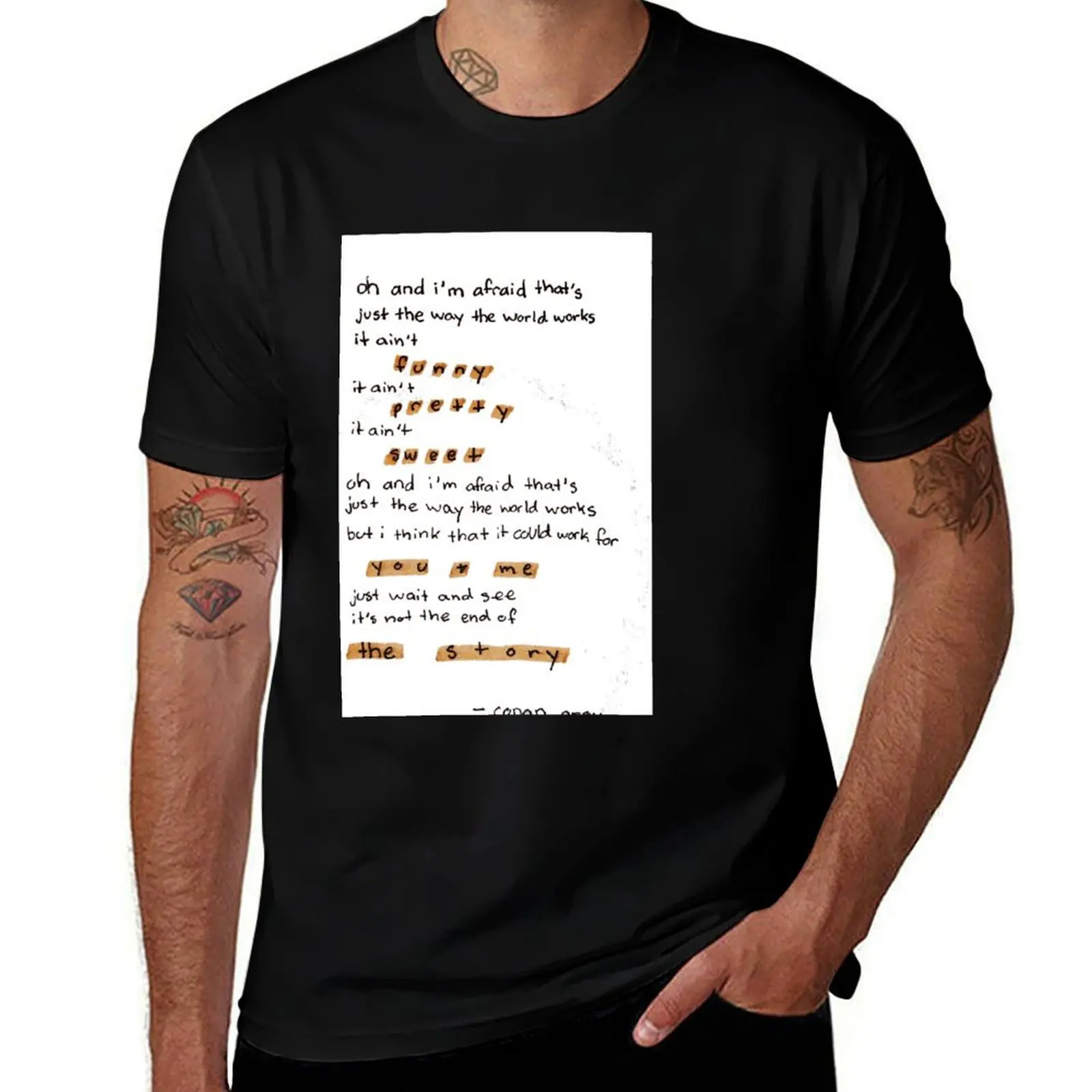 the story by conan gray T-Shirt Casual Street Style Short Sleeve Tee T-Shirt