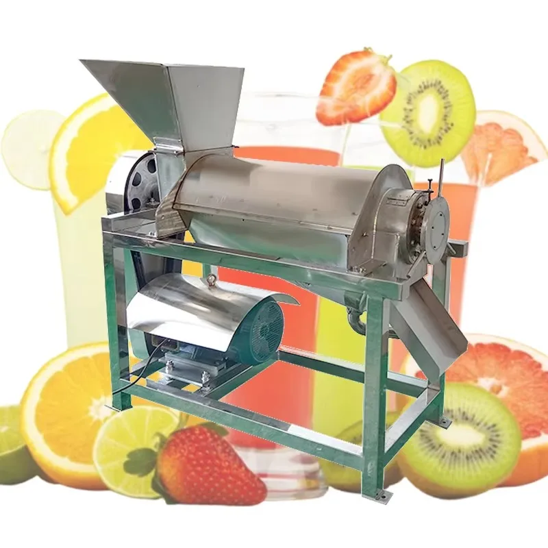 

Industrial Spiral Juicer for Apples Oranges and Grapes Orange Juicer Machine Without Peeling