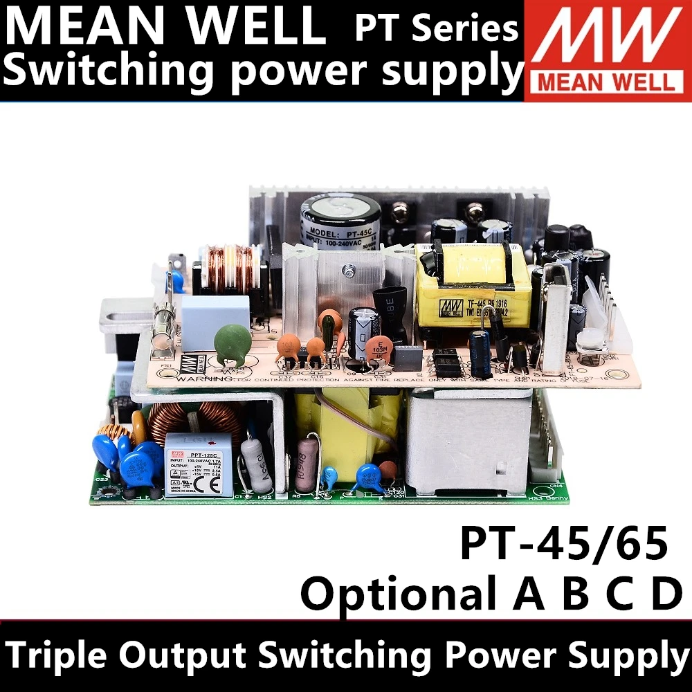 

Original meanwell PCB bare board power supply PT-45A PT-45B PT-45C PT-65A PT-65B PT-65C PT-65D three groups Output