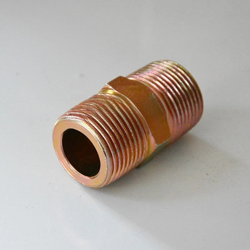 

Hydraulic Wire Joint Through Wire Joint Hexagonal External Thread Fittings Carbon Steel Color Zinc Plated High Pressure YouTube